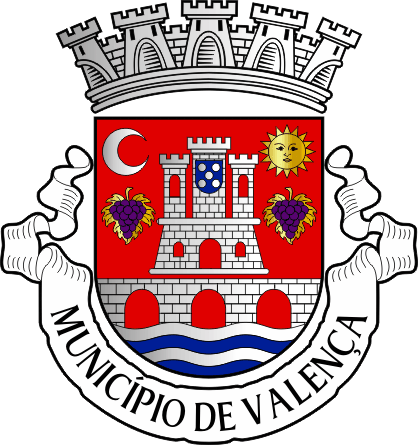 Brasão do Município de Valença - Valença municipal coat-of-arms Brasão do Município de Valença - Valença municipal coat-of-arms