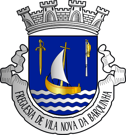 Brasão da Freguesia de Vila Nova da Barquinha - Vila Nova da Barquinha civil parish, coat-of-arms Brasão da Freguesia de Vila Nova da Barquinha - Vila Nova da Barquinha civil parish, coat-of-arms