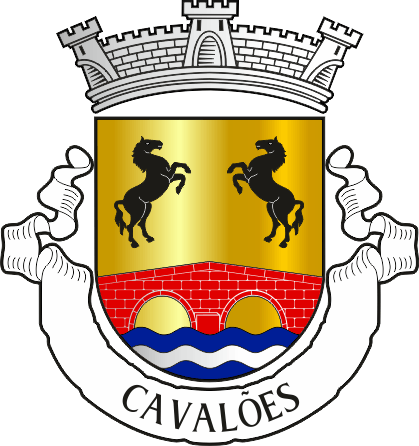 Brasão da antiga freguesia de Cavalões - Cavalões former civil parish, coat-of-arms