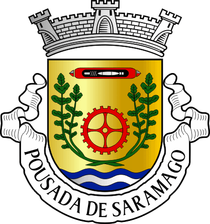 Brasão da freguesia de Pousada de Saramagos - Pousada de Saramagos civil parish, coat-of-arms