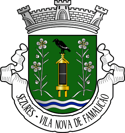 Brasão da antiga freguesia de Sezures - Sezures former civil parish, coat-of-arms