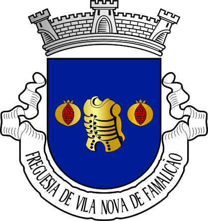 Brasão da antiga freguesia de Vila Nova de Famalicão - Vila Nova de Famalicão former civil parish, coat-of-arms