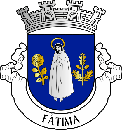 Brasão da freguesia de Fátima - Fátima civil parish, coat-of-arms Brasão da freguesia de Fátima - Fátima civil parish, coat-of-arms