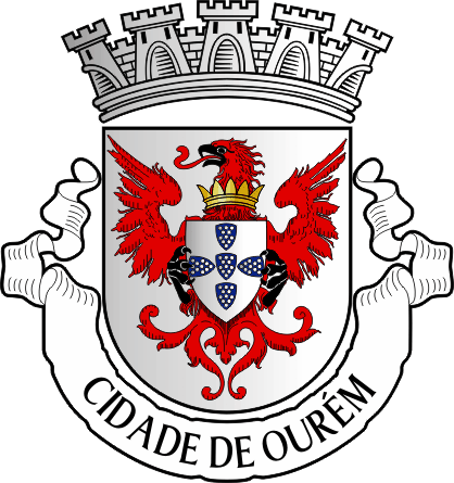 Brasão do Município de Ourém - Ourém municipal coat-of-arms Brasão do Município de Ourém - Ourém municipal coat-of-arms