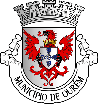 Brasão do Município de Ourém - Ourém municipal coat-of-arms Brasão do Município de Ourém - Ourém municipal coat-of-arms