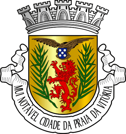 Brasão do Município da Praia da Vitória - Praia da Vitória municipal coat-of-arms Brasão do Município da Praia da Vitória - Praia da Vitória municipal coat-of-arms