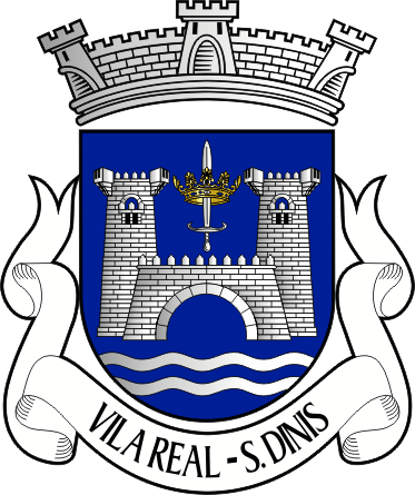 Brasão da antiga freguesia de Vila Real (São Dinis) - Vila Real (São Dinis) former civil parish, coat-of-arms