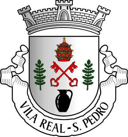 Brasão da antiga freguesia de Vila Real (São Pedro) - Vila Real (São Pedro) former civil parish, coat-of-arms Brasão da antiga freguesia de Vila Real (São Pedro) - Vila Real (São Pedro) former civil parish, coat-of-arms