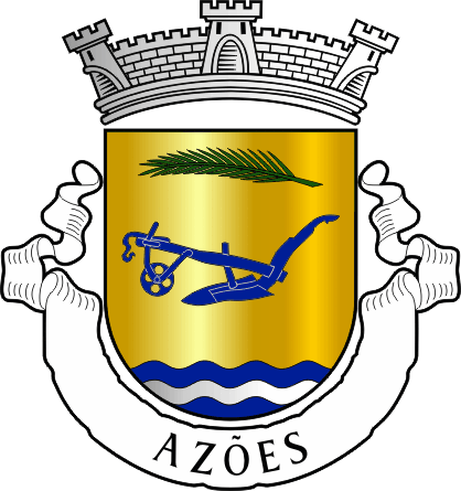 Brasão da antiga freguesia de Azões - Azões former civil parish, coat-of-arms Brasão da antiga freguesia de Azões - Azões former civil parish, coat-of-arms