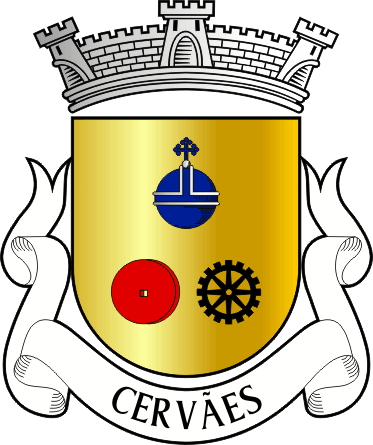 Brasão da freguesia de Cervães - Cervães civil parish, coat-of-arms