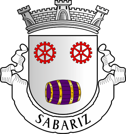 Brasão da freguesia de Sabariz - Sabariz civil parish, coat-of-arms