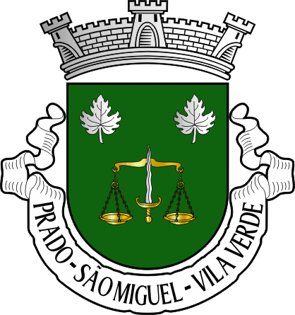 Brasão da freguesia de Prado (São Miguel) - Prado (São Miguel) civil parish, coat-of-arms Brasão da freguesia de Prado (São Miguel) - Prado (São Miguel) civil parish, coat-of-arms