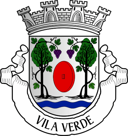 Brasão do Município de Vila Verde - Vila Verde municipal coat-of-arms Brasão do Município de Vila Verde - Vila Verde municipal coat-of-arms