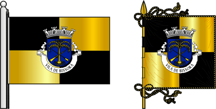 Bandeira e estandarte do Concelho de Bissorã - Bissorã municipal flag and banner