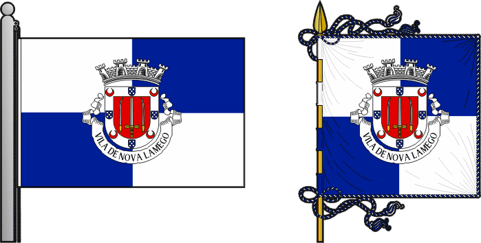 Bandeira e estandarte do Concelho de Gabu - Gabu municipal flag and banner