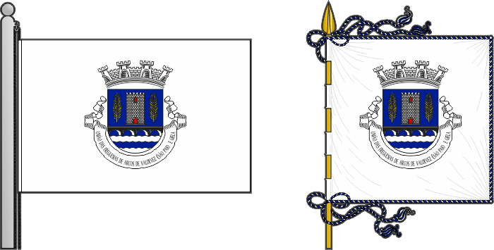 Bandeira e estandarte da União das freguesias de Arcos de Valdevez (São Paio) e Giela - Arcos de Valdevez (São Paio) and Giela civil parishes union flag and banner Bandeira e estandarte da União das freguesias de Arcos de Valdevez (São Paio) e Giela - Arcos de Valdevez (São Paio) and Giela civil parishes union flag and banner