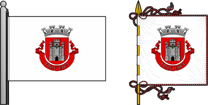 Bandeira e estandarte do município de Fronteira - Fronteira Municipality flag and banner Bandeira e estandarte do município de Fronteira - Fronteira Municipality flag and banner