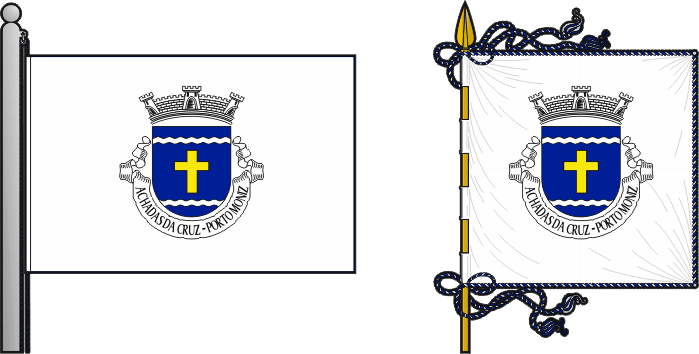 Bandeira e estandarte da Achadas da Cruz - Achadas da Cruz civil parish, flag and banner Bandeira e estandarte da Achadas da Cruz - Achadas da Cruz civil parish, flag and banner