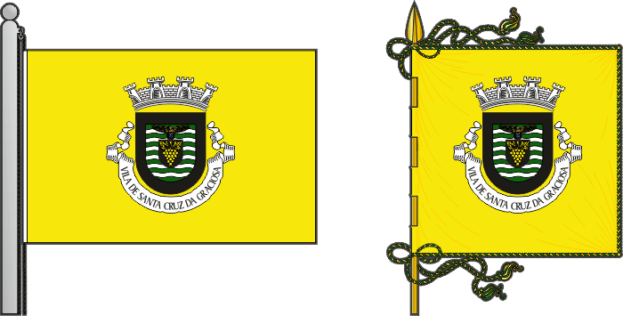 Proposta para a bandeira e estandarte do Município de Santa Cruz da Graciosa - Santa Cruz da Graciosa municipal flag and banner proposal