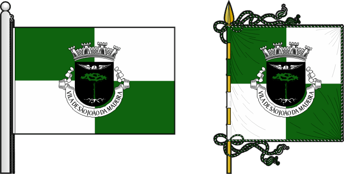 Segunda proposta para a bandeira e estandarte do Município de São João da Madeira - São João da Madeira municipal flag and banner second proposal