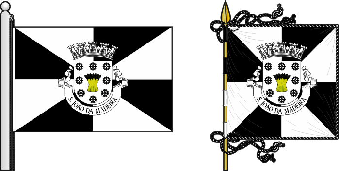 Sétima proposta para a bandeira e estandarte do Município de São João da Madeira - São João da Madeira municipal flag and banner seventh proposal
